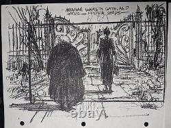 THE ADDAMS FAMILY Movie Props Production Art Storyboards lot HORROR MOVIES X1