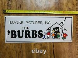 THE'BURBS / 1989 film set crew Parking Pass, Vehicle Window Placard prop