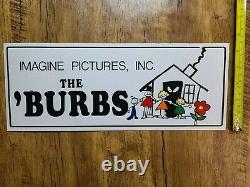 THE'BURBS / 1989 film set crew Parking Pass, Vehicle Window Placard prop