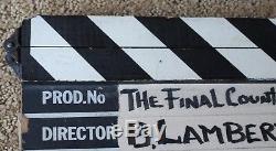 THE FINAL COUNTDOWN MOVIE Prop Original Set used Clapper Clap Board Slate
