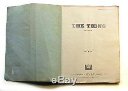 THE THING Movie Production Script 1982 Signed COA prop Kurt Russell Carpenter