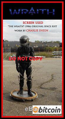 THE WRAITH Charlie Sheen Original SCREEN USED 1/1 car poster Lifesize Movie Prop