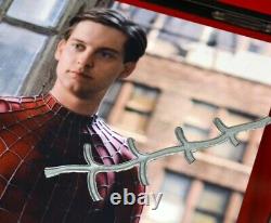 TOBEY MAGUIRE Signed Spider-Man AUTOGRAPH, Screen-Used COSTUME & WEB, DVD, COA