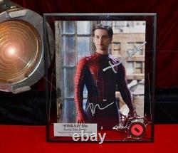 TOBEY MAGUIRE Signed Spider-Man AUTOGRAPH, Screen-Used COSTUME & WEB, DVD, COA