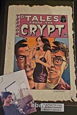 Tales From The Crypt Screen Used Prop Comic Page + Extras