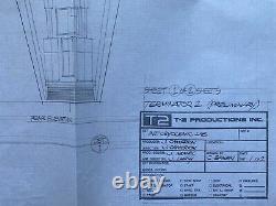 Terminator 2 Judgement Day Hand Drawn Production Movie Prop Concept Drawing COA