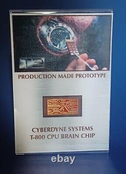 Terminator 2 Prop Display CPU Brain Chip Prototype of the Screen Used Prop