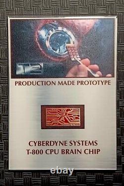 Terminator 2 Prop Display CPU Brain Chip Prototype of the Screen Used Prop