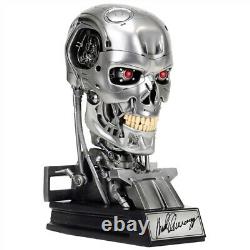 Terminator T-800 Signed By Arnold Schwarzenegger Head Skull Skeleton Autographed