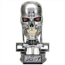 Terminator T-800 Signed By Arnold Schwarzenegger Head Skull Skeleton Autographed