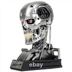 Terminator T-800 Signed By Arnold Schwarzenegger Head Skull Skeleton Autographed