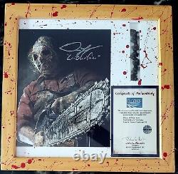 Texas Chainsaw Massacre 3D Prop Leatherface's Chainsaw Chain & Autograph with COAs