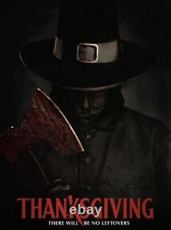 Thanksgiving Movie Prop Screen Worn Death Scene Shirt WithCOA +John Carver Mask