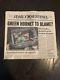 The Green HORNET Movie Prop Newspaper