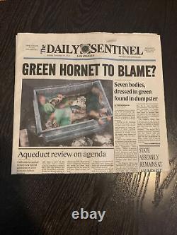 The Green HORNET Movie Prop Newspaper