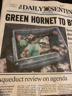 The Green HORNET Movie Prop Newspaper