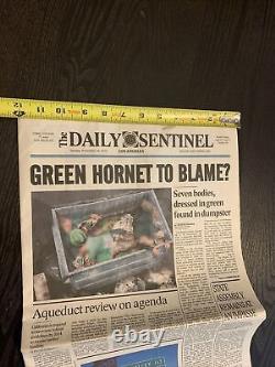 The Green HORNET Movie Prop Newspaper