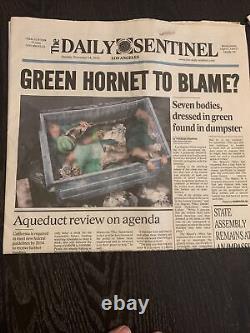 The Green HORNET Movie Prop Newspaper