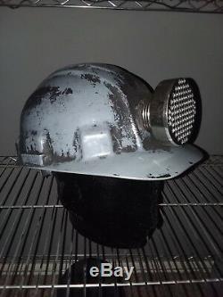 The Hunger Games Movie Prop District 12 Miner Helmet working light film used
