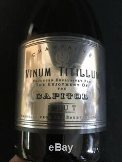 The Hunger Games Movie Prop The Capitol Champagne Bottle Vinum Titillum