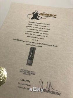 The Hunger Games Movie Prop The Capitol Champagne Bottle Vinum Titillum