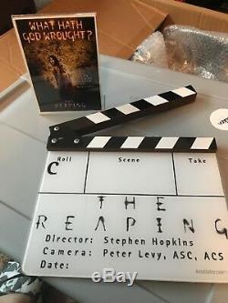 The Reaping Screen Used Movie Prop Clapper Hilary Swank Rare