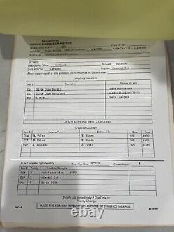 The X-Files Authentic Movie Prop- Investigation report used on episode