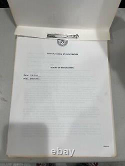 The X-Files Authentic Movie Prop- Investigation report used on episode