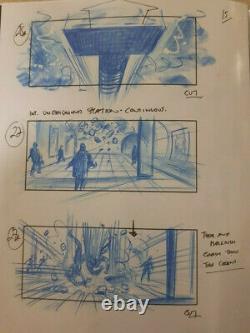 Thor The Dark World Original Art Storyboards Trevor Goring Stan Lee Cameo Prop