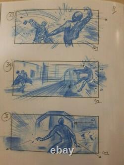 Thor The Dark World Original Art Storyboards Trevor Goring Stan Lee Cameo Prop