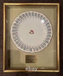 Titanic First Class Dinner Plate Screen Used Prop J. Peterman 20th Century Fox