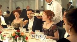 Titanic First Class Dinner Plate Screen Used Prop J. Peterman 20th Century Fox