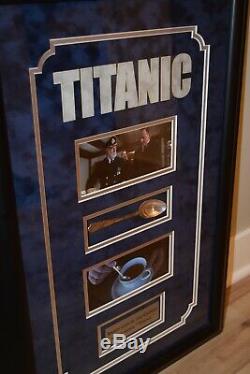 Titanic Movie Prop Spoon Flatware with Fox COA Framed Display