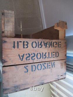 Titanic Movie Set Prop James Cameron Marmelade Crate Reverse Writing