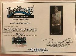 Titanic original film used ship panel