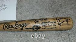 Tom Berenger Major League Movie Used Baseball Bat Jake Taylor Autograph Psa Dna
