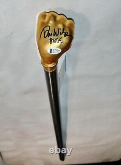 Tom Wilson Back To The Future 2 Signed Walking Cane Stick Biff Beckett Prop