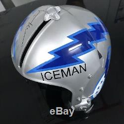 Top Gun Iceman Replica Flight Helmet F-14 Autographed Val Kilmer Movie Prop