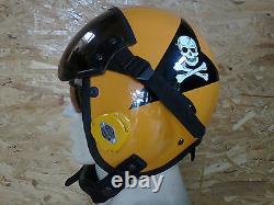 Top Gun Jolly Roggers Flight Helmet Movie Prop Pilot Naval Aviator Usn Navy