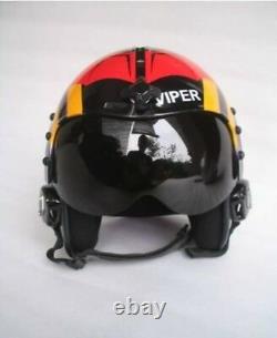 Top Gun Viper Flight Helmet Movie Prop Pilot Naval Aviator Usn Navy