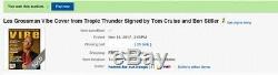Tropic Thunder Tom Cruise Ben Stiller Justin Theroux Signed Vibe Magazine Prop