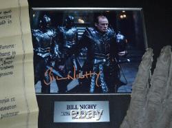 UNDERWORLD Prop SCROLL & HAND, signed BILL NIGHY Autograph, DVD COA, Frame, UACC