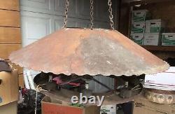 Vintage 1920s Silent-Movie Studio Western-Movie Set-Prop Light-Fixture