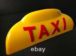 Vintage NYC TAXI DOME LIGHT 1940's / Exact Style as Godfather Film / Photo Proof