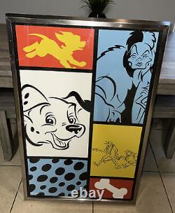 WDWAll Star Movie Resort Original Prop Framed Wall Art 101 DalmatiansRoom Prop