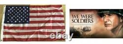 WE WERE SOLDIERS Mel Gibson Original Screen Used Prop USA FLAG withCOA The Patriot