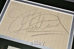WIZARD OF OZ Signed JUDY GARLAND Autograph, DOLL, Blu DVD Set Frame Set COA UACC
