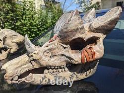 WORLD OF WARCRAFT MOVIE PROP Orc Skull WOW Horde statue sculpture ORIGINAL