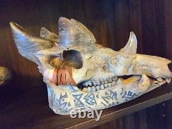 WORLD OF WARCRAFT MOVIE PROP Orc Skull WOW Horde statue sculpture ORIGINAL