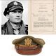 WWII Gregory Peck TWELVE O'CLOCK HIGH Movie Screen Worn Army Officer Cap & Paper